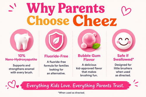Cheez Kids Nano-Hydroxyapatite Toothpaste bubblegum Flavor