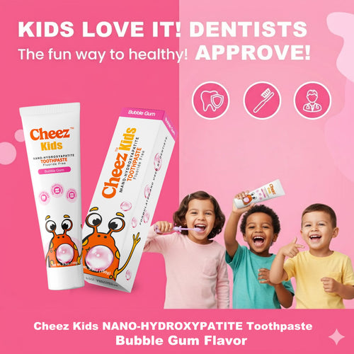 Cheez Kids Nano-Hydroxyapatite Toothpaste bubblegum Flavor