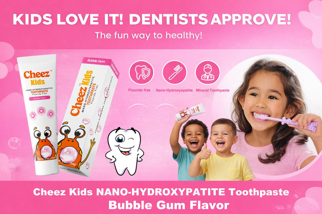 Cheez Kids Nano-Hydroxyapatite Toothpaste bubblegum Flavor